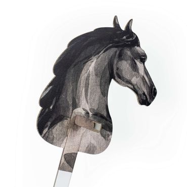 FOLDZILLA Käpphäst - Häst svart