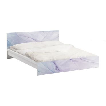 Möbelfolie für IKEA Malm Bett niedrig 160x200cm - Klebefolie No.RY9 Taubenflug