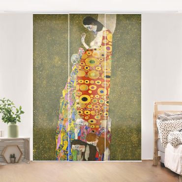 Schiebegardinen Set - Gustav Klimt - Die Hoffnung II - Flächenvorhänge