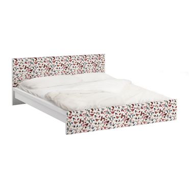 Möbelfolie für IKEA Malm Bett niedrig 180x200cm - Klebefolie Look Closer