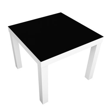 Möbelfolie für IKEA Lack - Klebefolie Colour Black