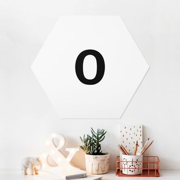 Hexagon Bild Forex - Buchstabe Weiß O