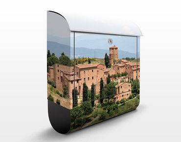 Briefkasten mit Zeitungsfach - Charming Tuscany - Wandbriefkasten