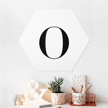 Hexagon Bild Forex - Buchstabe Serif Weiß O
