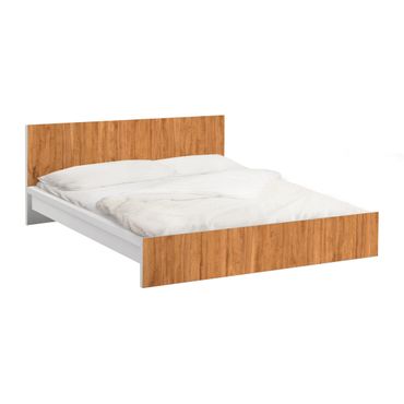 Möbelfolie für IKEA Malm Bett niedrig 180x200cm - Klebefolie Libanon Zeder