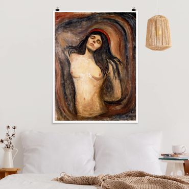 Poster - Edvard Munch - Madonna - Hochformat 3:4
