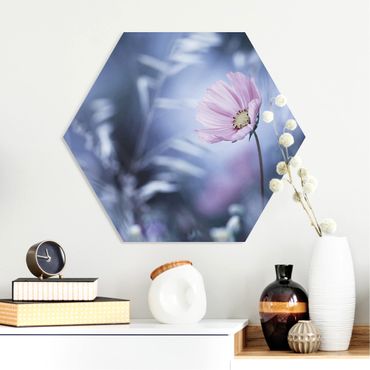 Hexagon Bild Forex - Blüte in Pastell