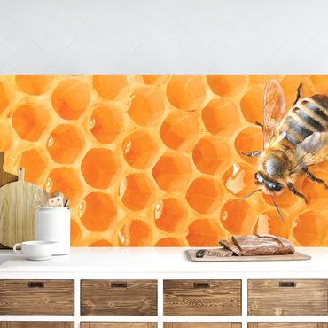 Küchenrückwand - Honey Bee