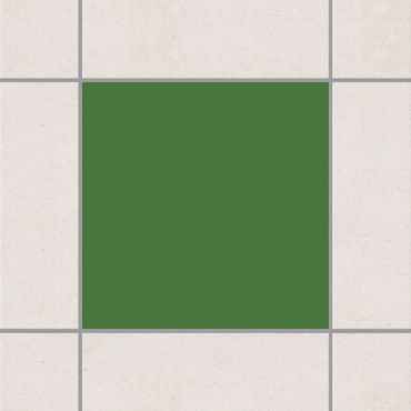 Fliesenaufkleber - Colour Dark Green Grün