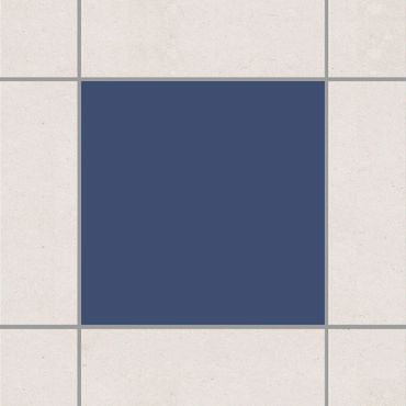 Fliesenaufkleber - Colour Grey Blue Blau