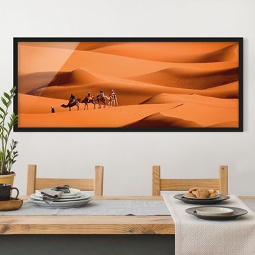 Bild mit Rahmen - Namib Desert - Panorama Querformat