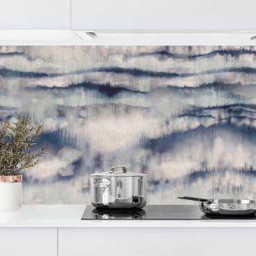 Stänkskydd kök - Abstract Watercolour Mountains