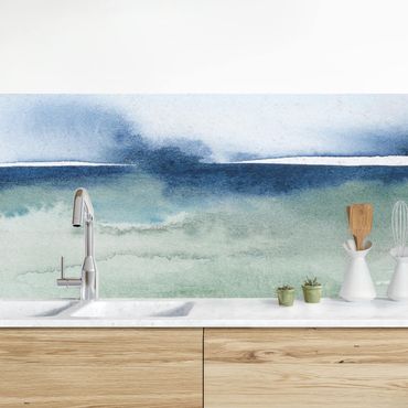 Küchenrückwand - Meereswogen I