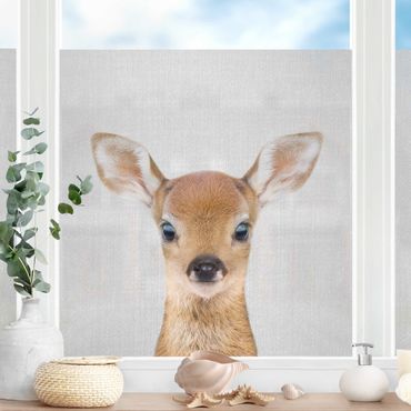 Fönsterfilm - Baby Roe Deer Romy