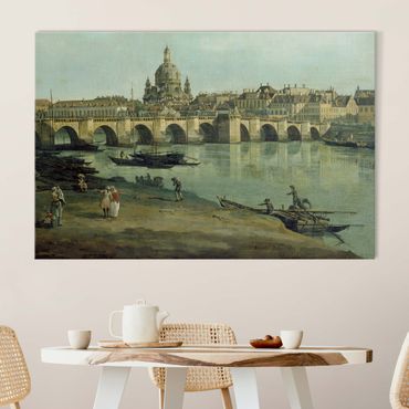Akustiktavla - Bernardo Bellotto - View Of Dresden From The Right Bank Of The Elbe