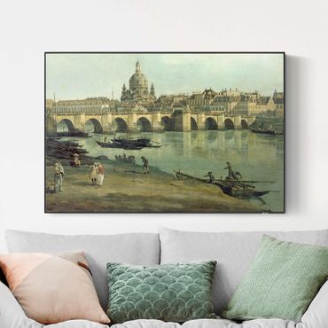Ljuddämpande tavla - Bernardo Bellotto - View Of Dresden From The Right Bank Of The Elbe