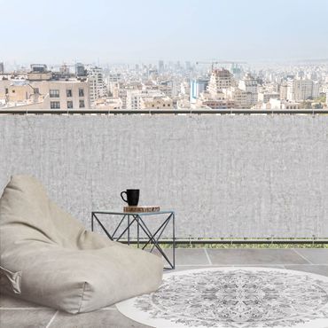 Insynsskydd för balkong - Concrete Ciré Wallpaper