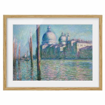 Tavla med ram - Claude Monet - The Grand Canal