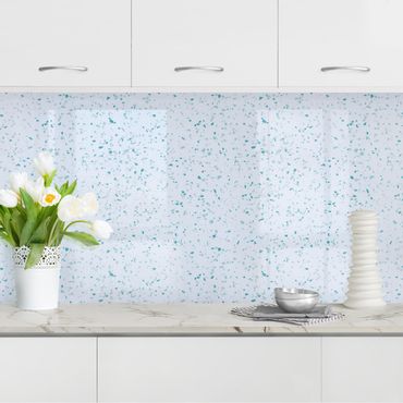 Küchenrückwand - Detailliertes Terrazzo Muster Genua