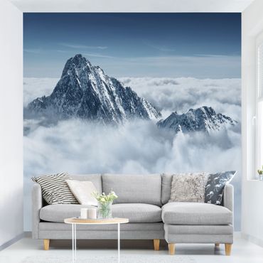 Fototapete - Die Alpen über den Wolken