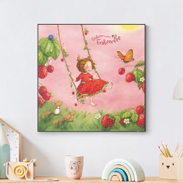 Utbytbar tavla - The Strawberry Fairy - Tree Swing