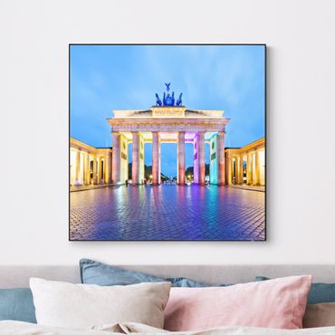 Utbytbar tavla - Illuminated Brandenburg Gate