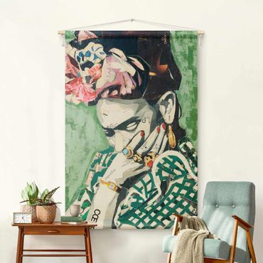 Gobeläng - Frida Kahlo - Collage No.3