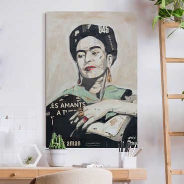 Akustiktavla - Frida Kahlo - Collage No.4