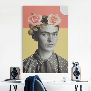 Akustiktavla - Frida Kahlo - Sunset Collage