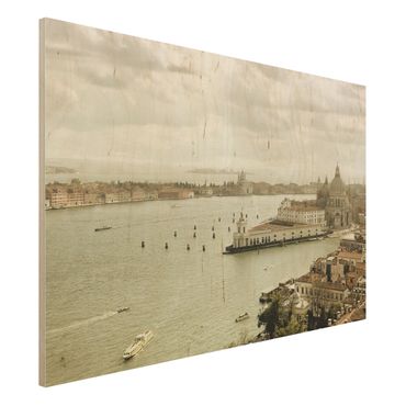Holz Wandbild - Lagune von Venedig - Quer 3:2