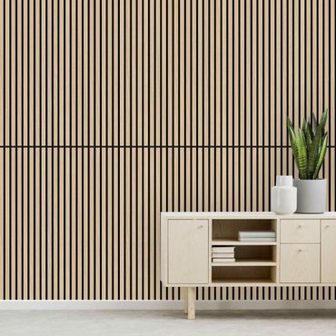Akustisk panel - Wooden Wall Oak natural - 52x104 cm