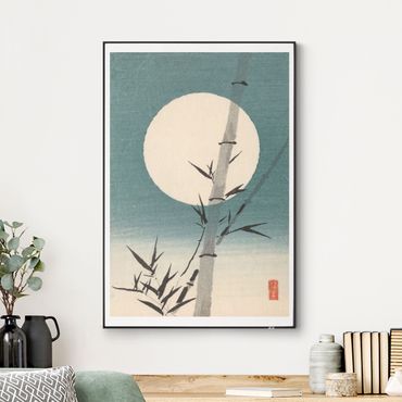 Utbytbar tavla - Japanese Drawing Bamboo And Moon