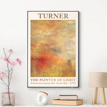 Utbytbar tavla - Joseph Mallord William Turner - Sunset At The Lake  - Museum Edition