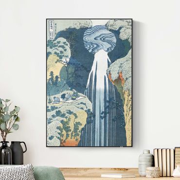 Ljuddämpande tavla - Katsushika Hokusai – The Waterfall Of Amida