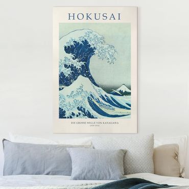 Canvastavla - Katsushika Hokusai - The Big Wave Of Kanagawa - Museum Edition