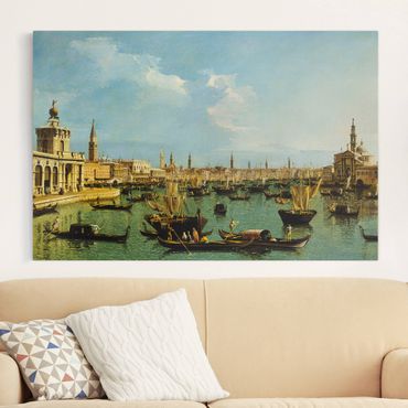 Leinwandbild - Bernardo Bellotto - Bacino di San Marco, Venedig - Quer 3:2