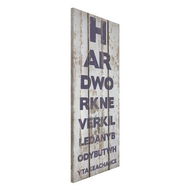 Magnettafel - No.RS180 Hard Work - Memoboard Panorama Hoch