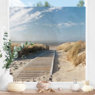 Fönsterfilm - Baltic Sea Beach