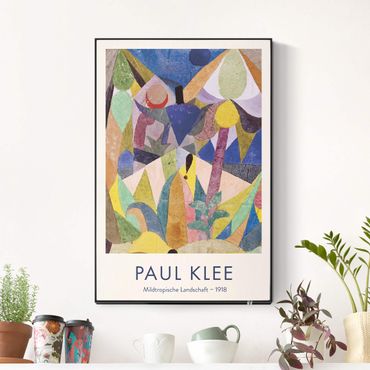 Ljuddämpande tavla - Paul Klee - Mild Tropical Landscape - Museum Edition