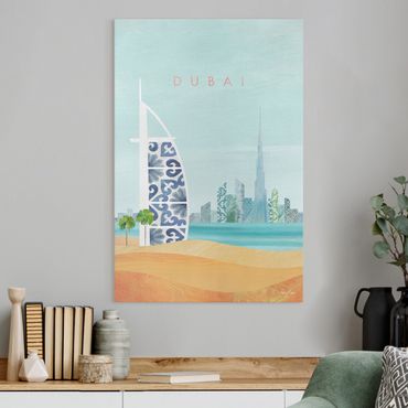 Canvastavla - Travel poster - Dubai