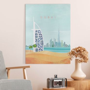 Canvastavla - Travel poster - Dubai