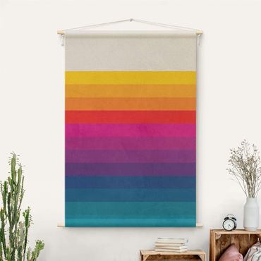 Gobeläng - Retro Rainbow Stripes