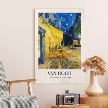 Canvastavla - Vincent van Gogh - Cafe Terrace In Arles - Museum Edition