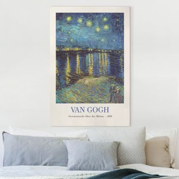 Canvastavla - Vincent van Gogh - Starry Night - Museum Edition