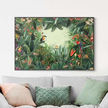 Utbytbar tavla - Vintage Colorful Jungle