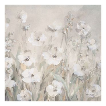 Canvastavla - White summer flowers