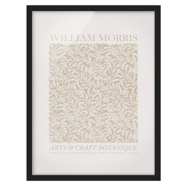 Tavla med ram - William Morris - Willow Pattern Beige