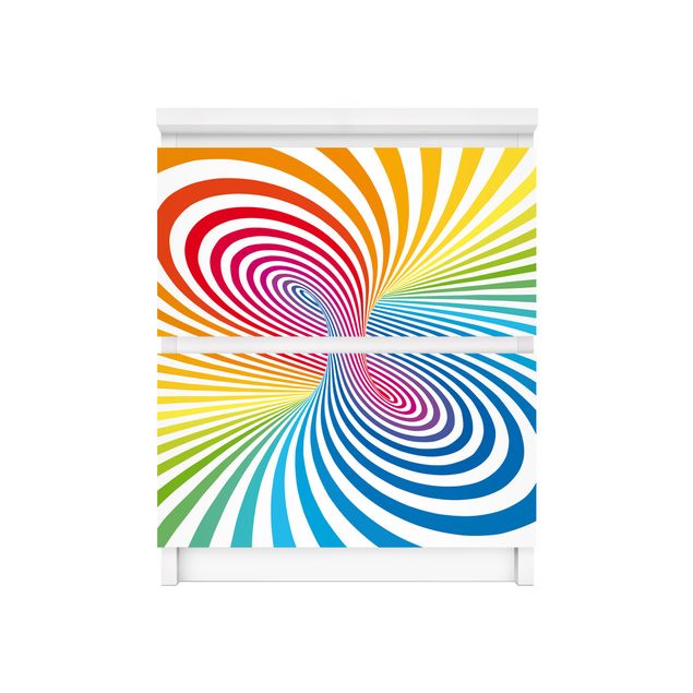 Självhäftande folier färgglada Colour Vortex