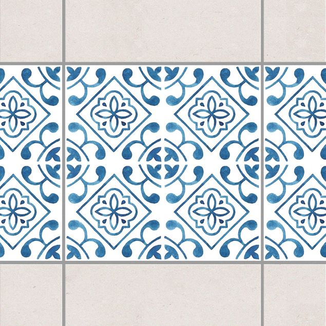 Kök dekoration Blue White Pattern Series No.2