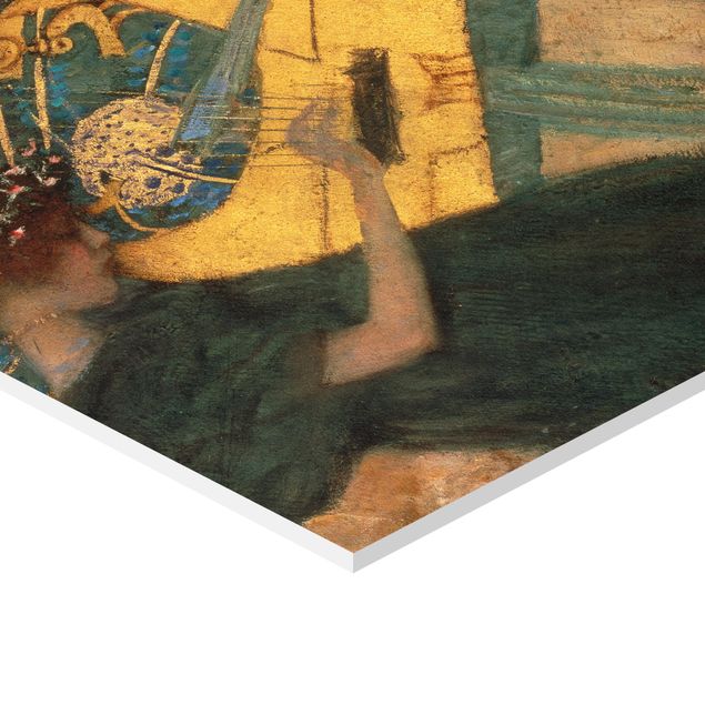 Tavlor grön Gustav Klimt - Music